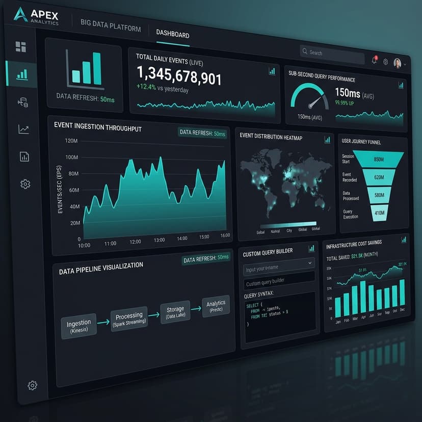 Apex Analytics: Processing 1B+ Daily Events