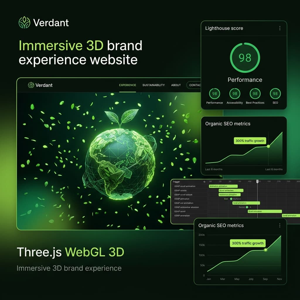 Verdant: Immersive 3D Brand Experience