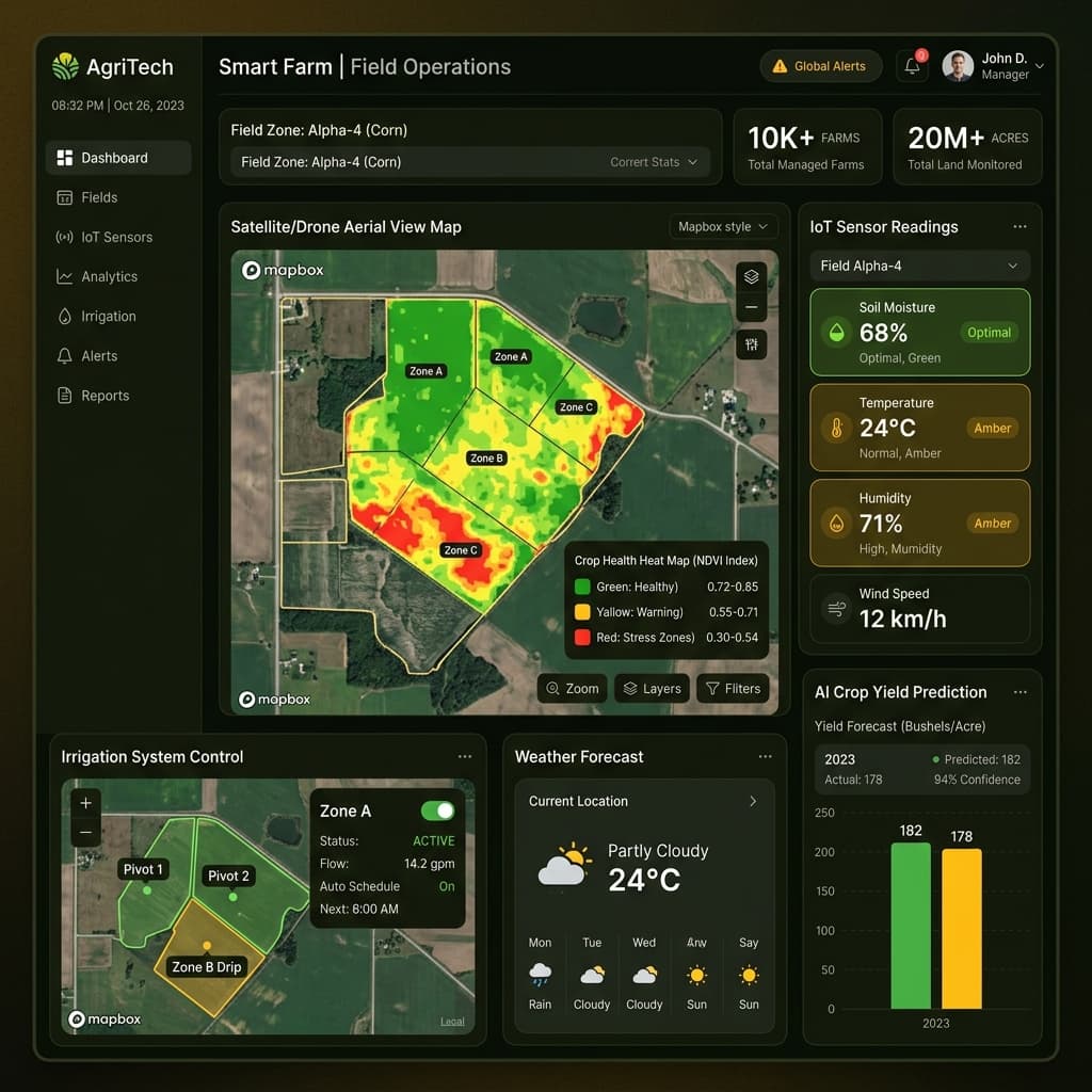AgriTech: Smart Farm Management