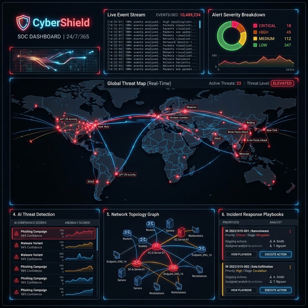 CyberShield: Enterprise Cybersecurity Platform