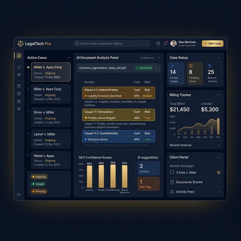 LegalTech Pro: AI-Powered Case Management