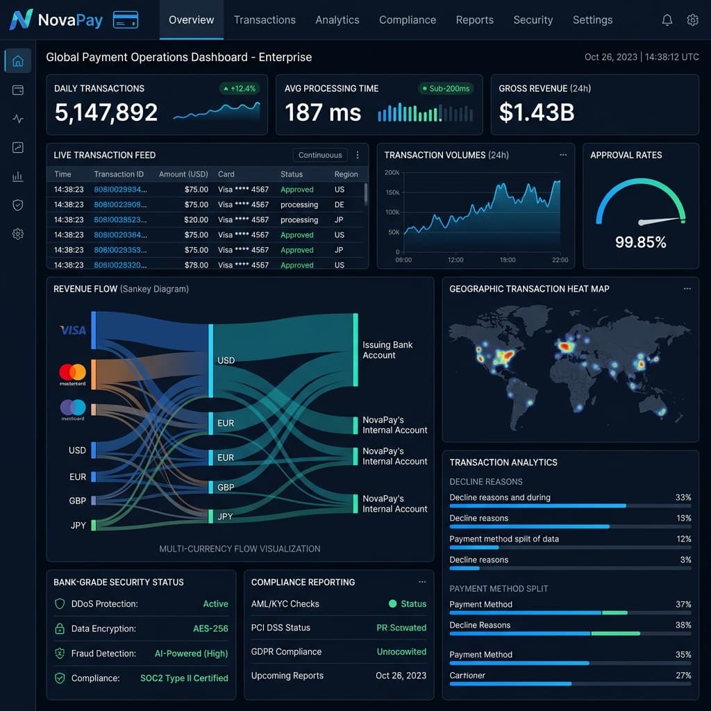 NovaPay FinTech Platform: Revolutionizing Payment Processing